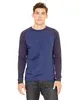 Bella + Canvas Men's Jersey Long-Sleeve Baseball T-Shirt