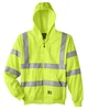 Berne Men's Berne Hi-Vis Class 3 Lined Hooded Sweatshirt