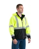 Berne Men's Hi-Vis Class 3 Hooded Softshell Jacket