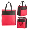 Bicolored Insulated Flat Top Tote