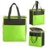 Bicolored Insulated Flat Top Tote