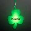 Big Light Up Shamrock Necklace for St. Paddy's Day