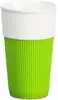 13oz Bistro Ceramic Custom Logo Mug with Silicone Sleeve for Home and Office