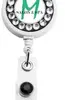 Bling Ring Retractable Id Badge Reel