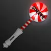 Blinky Peppermint Lollipop Wand 9.25"