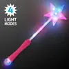 Blinky Super Star Wands, Opaque Pink Handle