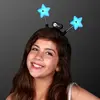 Blue Star Light Up Head Boppers