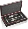 Premium Rosewood Wine Accessory Gift Set with Personalized Engraving