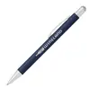 Bold Softy Satin with Stylus - Laser Engraved Metal Pen