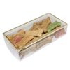 Bone-Shaped Dog Treats in Gold-Accented Box