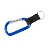 Branded Carabiner with Strap and Split Ring