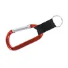 Branded Carabiner with Strap and Split Ring