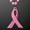 Breast Cancer Awareness Pink Ribbon Beads (No Light)