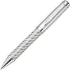 Bristol Carbon Custom Logo Pen: Twist-Action, Chrome Trim, Black Baril