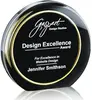 Custom Acrylic Gold Accent Awards - Multiple Sizes