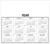 Imprinted Calendar Magnet