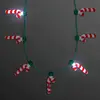 Candy Cane Lights Christmas Party Necklace