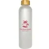 CANTON 1000 ML. (33.8 FL. OZ.) GLASS BOTTLE WITH BAMBOO LID