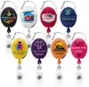 Carabiner Belt Clip ID Badge Reel (Bubble Design)