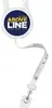 Carabiner Retractable Badge Reel with 24" Measuring Tape