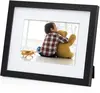 Customizable Elegant Black Tuxedo Wood Photo Frames for Corporate & Personal Gifts