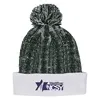 Casey Cable Knit Pom Beanie With Cuff