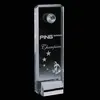 Personalized Golf Award with 3D Crystal Golf Ball Base