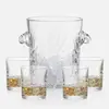 Premium Engraved Crystal Ice Bucket for Corporate Gifts