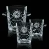 Premium Engraved Crystal Ice Bucket for Corporate Gifts