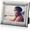 Fleur-de-Lis Imprinted Metal Photo Frame