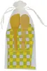 Custom Kitchen Combo - Chef's Pocket Oven Mitt, Bamboo Spatula, and Spoon Set