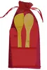 Custom Kitchen Combo - Chef's Pocket Oven Mitt, Bamboo Spatula, and Spoon Set