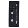 Chico/Chroma- Laser Engraved Metal Pen & Flashlight Gift Set