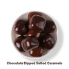 Chocolate Dipped Salted Caramels: Small Jar