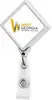 Custom Chrome JUMBO Diamond Badge Reel