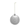 Chrome Round Disk Ornament