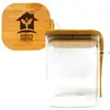 Chun Glass & Bamboo Storage Container