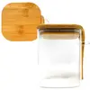 Chun Glass & Bamboo Storage Container