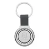 Circular Metal Spinner Key Tag