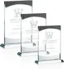 Claxton Custom Crystal Award with Mirror Finish