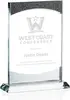 Claxton Custom Crystal Award with Mirror Finish