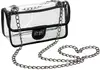 Clear Logo Crossbody Bag