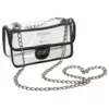 Clear Logo Crossbody Bag