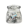 Clear Glass Vibe Jar with Airtight Lid