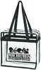 Logo Clear Tote Bag With Zipper