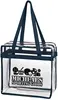 Logo Clear Tote Bag With Zipper