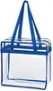 Logo Clear Tote Bag With Zipper