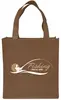 Custom Clipper Tote Bags - Personalized Non-woven Grocery Tote with Logo