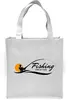 Custom Clipper Tote Bags - Personalized Non-woven Grocery Tote with Logo