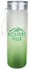 Halcyon® 20 oz. Frosted Glass Bottle with Screw on Lid